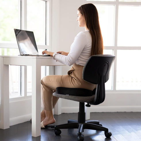 Tailbone DMI Memory Foam Seat Support Cushion | Coccyx, Sciatica, & Pain Relief | Multi-Use Ergonomic Seat Cushion