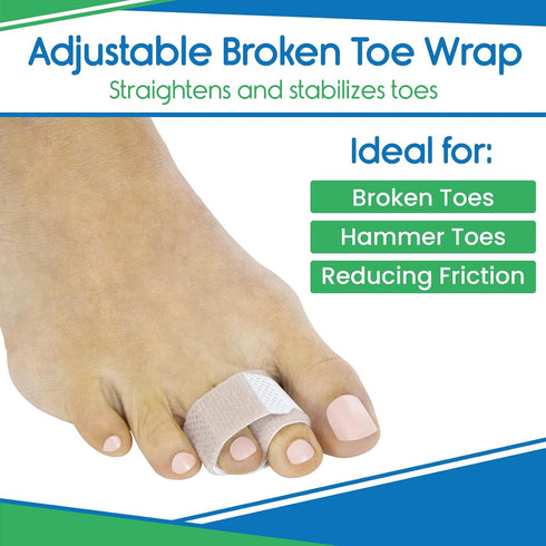 VIVEsole Hammer Toe Straightener (4 Pack) - Compression Cushion for Women, Men, Seniors, Reusable Soft Splint