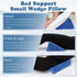 Small Wedge Pillow, Positioning Pillow for Bed Sores, Yoga Wedge Pillow for Laptop, Mini Wedge Pillow for Chair (1 Unit)