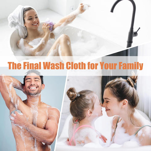 African Net Sponge, Authentic Real African Exfoliating Net Bath Sponge for Shower, Gray