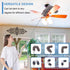 Microfiber Duster Kit for High Ceiling, 6pcs - Extendable Dusters with 100" Pole, Long Feather Duster for Cleaning