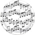 Musical Note Plates, 8/Pkg