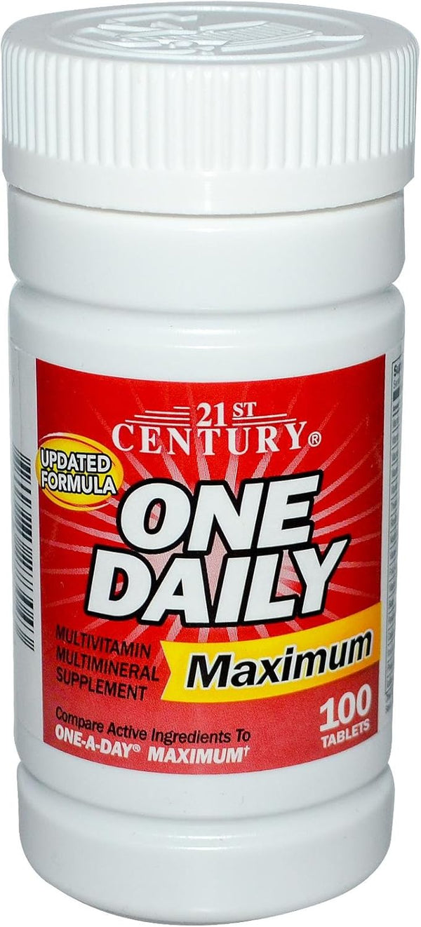 21st Century One Daily Maximum, 100 Tablets