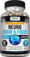 Kaya Naturals Neuro Brain | 60 Count - Memory & Focus Nootropic Energy Capsule, Cognitive Function Support