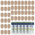 Bunion Pain Relief Pads - Moleskin Guards for Shoes, Self-Stick Adhesive, Reduces Friction, 36 Count (6 Packs of 6)