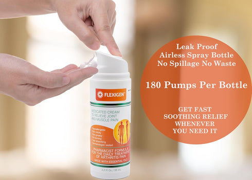 Pain Relieving Lotion - 3.2 oz Spray Pump - Frankincense Arthritis Therapy Cream for Joint and Muscle Rub
