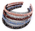 STHUAHE 4PC Multicolor Protection Resin Teeth Comb Hair Accessories for Female (4 Colors)