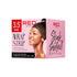 Red by Kiss Hair Wrapping Strip - Ultra Strong 2X Longer Stretch, 40 Strips for Wet/Dry Hair, White, 1 PACK