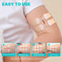NETWALL 10 Pack Emergency Wound Closure Strips - Zip Laceration Closure Device, Painless Butterfly Bandages for Wound