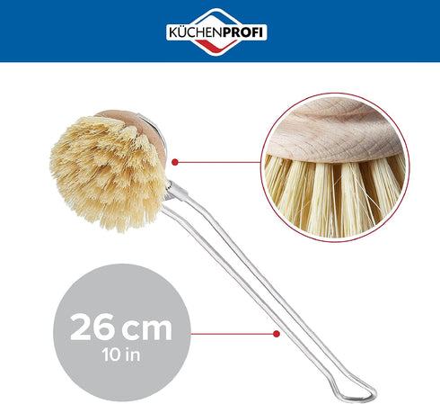 K1109432800 Kuechenprofi Classic Dishwashing Brush, Stainless Steel