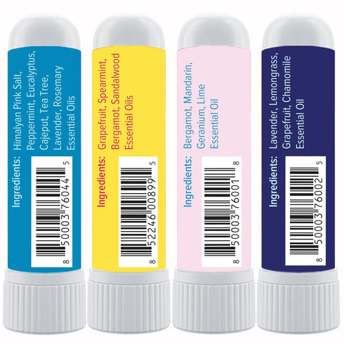 MOXE Daily Aromatherapy Nasal Inhalers Set - All Day Therapeutic Grade Essential Oils, Portable, Leakproof
