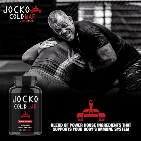 Jocko Fuel Immune Support Supplement - Elderberry with Zinc & Vitamin C for Adults - 90 Capsules
