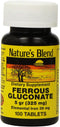 Ferrous Gluconate Tablets, Nature's Blend, 100 Count