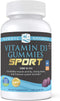 Nordic Naturals Vitamin D3 Gummies Sport, 120 Gummies - Wild Berry, 1000 IU for Healthy Bones & Immune Function