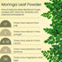 Moringa Leaf Powder, 8 oz, Freeze Dried & True Green 100% Pure Moringa Oleifera Leaf, Essential Amino Acids,