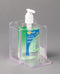 Poltex Small Hand Sanitizer Holder, Fixed Drip Tray (HB Tape Mount)