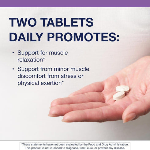 Metagenics MyoCalm, Muscle Support, Calcium & Magnesium Supplement with Passionflower Herb & Valerian Root, 60 Tablets