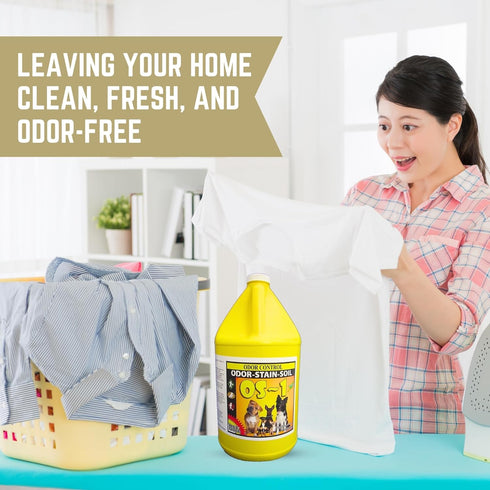 Pro's Choice Odor Eliminator OS-1 - Soil, Stain and Odor Eliminator for Home and Office, Pet Odor Neutralizer