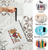 Peace Love Cosmetic Bag for Women, Accessories Organizer, Travel Essentials Purse Toiletry Pouch with Zipper