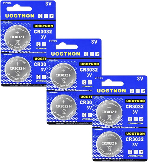 CR3032 (BR3032) 3V Lithium Battery (6-Pack)
