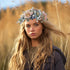 Vivivalue Fairy Flower Crown, Woodland Floral Headband, Elven Circlet Accessory for Women Girls Halloween Cosplay