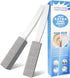 4TH Pumice Stone Toilet Bowl Cleaning Stick with Extra Large Handle, Cleans Limescale Stains, 2 Pack