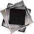 Made in USA Recycled Paper Kraft Boxes – Nested Squared Boxes with Lids, 3.25”, 4.25” & 5.25” (Small Set of 3 - Black