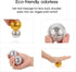 Kavolet 2pcs (56mm #G2) Massager Ball Acupressure Active Massager Spiky Hard Massager for Hand Foot Neck Back Shoulder