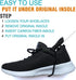 Insole,1 23.5cm(Men 7/Women 8) Carbon Fiber Shoe Insert, Semi-Rigid Piece Size Size