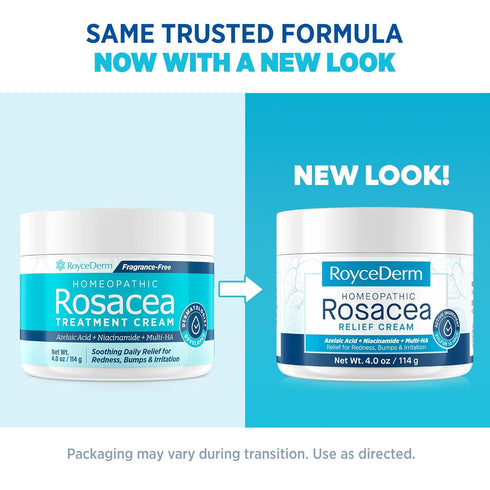 Roycederm Rosacea Treatment for Face with Azelaic Acid Redness Relief & Corrector Sensitive Skin Moisturizer