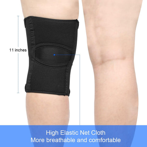 Nvorliy Plus Size Knee Compression Sleeve, Knee Brace for Large Legs, Medical Support for Pain Relief, Fit Men and