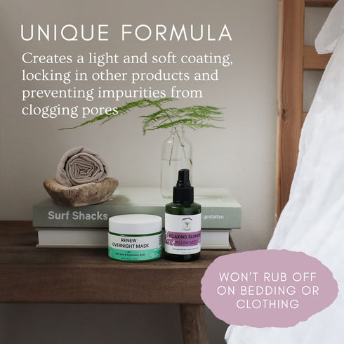Doppeltree RENEW Overnight Facial Mask with Aloe Vera Gel & Hyaluronic Acid for Night Time Skin Care