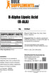 BulkSupplements.com R-Alpha Lipoic Acid Powder - 200mg R-ALA Supplement, Gluten Free, 10g (0.35 oz)