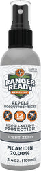 Ranger Ready Picaridin Insect Repellent Spray - Travel Size Mosquito and Tick Spray (3.4 oz)