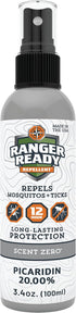 Ranger Ready Picaridin Insect Repellent Spray - Travel Size Mosquito and Tick Spray (3.4 oz)