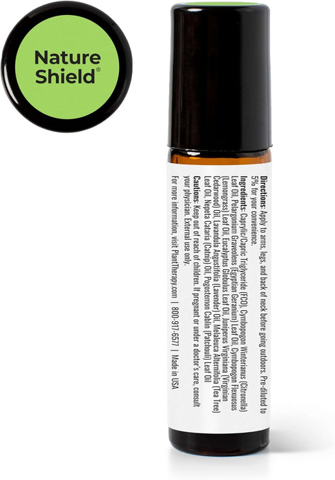 Plant Therapy Nature Shield Essential Oil Blend Pre-Diluted Roll-On, 10 mL, 100% Pure