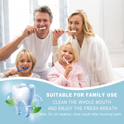 50 Tubes Bulk Travel Size Toothpaste, Extra Small 0.35oz, Peppermint Mini Disposable