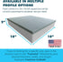 Foamma 2 18 18 Gel Memory Foam Wheelchair Seat Cushion Replacement for Coccyx, Orthopedic Back Support, x x Centipur-US