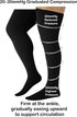RX MMHG COMPRESSION SOCKS 2030 mmHg MM2010 Mens Graduated Compression Thigh High Medical Support Stockings