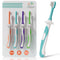 Cherish Baby Care Toddler Toothbrushes (4-Pack) for 1-2 Years - BPA-Free, Soft-Grip, Pediatric Dentist Designed