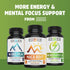 Immune 120 Zhou Green Tea Extract Capsules with EGCG, Natural Energy, Mental Focus, Health, Antioxidant and Heart