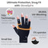 Small Hands UV Protection Gloves for Nails, Thickened UPF50+ Fingerless Gloves for Women Gel Manicures