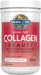 Garden of Life Grass Fed Collagen Beauty - Cranberry Pomegranate, 20 Servings, Collagen Powder for Hair, Skin & Nails