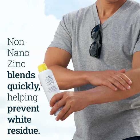 Oars + Alps Mineral SPF 30 Sunscreen Spray, Infused with Vitamin E, Water and Sweat Resistant, 6 Oz