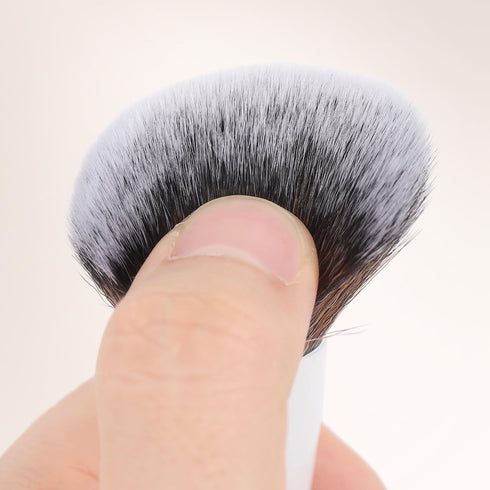 KINGMAS Angled Foundation Brush - Double-ended Kabuki Makeup Brush for Liquid, Cream, Powder, Blending