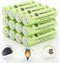 12 Pack AA 1.2V Ni-MH Rechargeable Batteries 600mAh for Outdoor Solar Lights, Pathway Lights