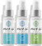 Mist N’ Go by Omaze Travel Bathroom Spray for Toilet Odor Eliminator - Clean Mix, Regular Size (2oz x3)