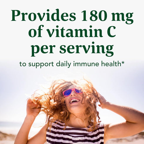 MegaFood C Defense Daily Immune Support Supplement - Chewable Vitamin C Gummies, 70 Gummy Vitamins, Tangy Citrus