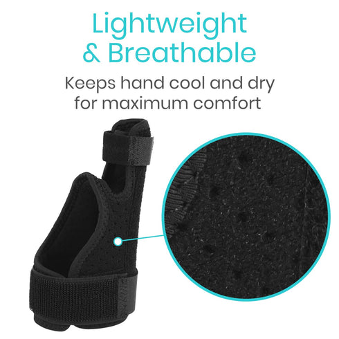 Vive Thumb Brace & Wrist Stabilizer (Fits Left and Right) - Thumb Spica Splint for Arthritis, Tendonitis, Pain Relief