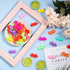 WILLBOND 100 Pieces Girls Hair Barrettes, Self Hinge Plastic Clip Toddler Kids Baby 80s 90s Colorful Cartoon Hair Pin